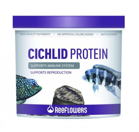ReeFlowers Cichlid Protein Balık Yemi 150ml 81gr