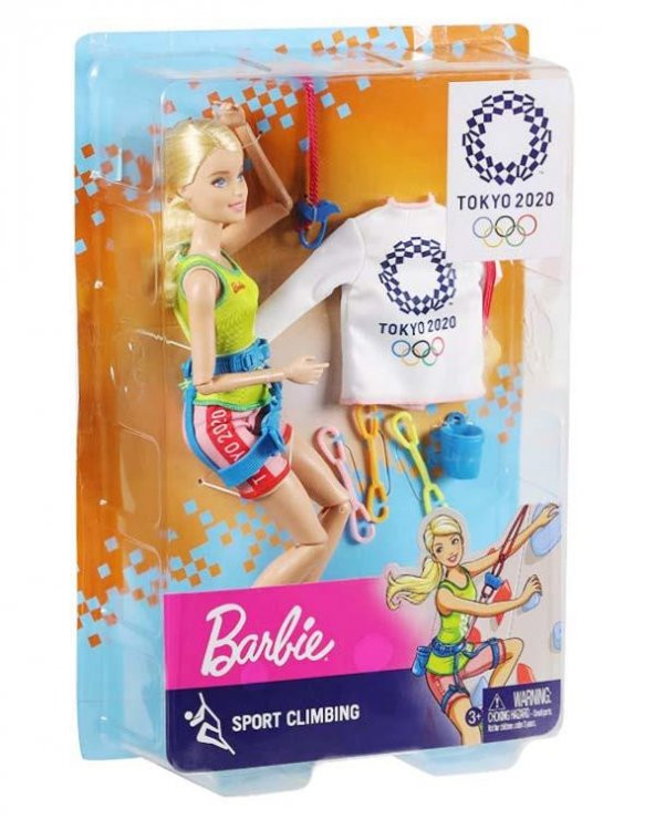 Barbie Olimpiyat Bebekleri Tokyo 2020 Tırmanış GJL75