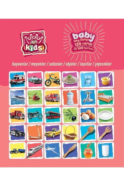 Art Kids Baby İlk Eğitici Kartlarım - 2