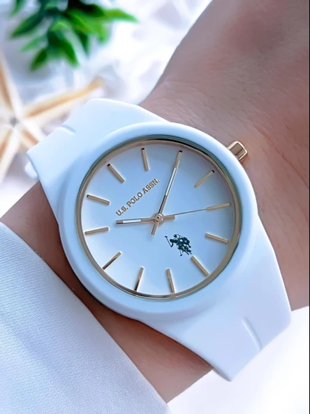 U.S.POLO ASSN Silikon Kordon 5 Atm Suya Dayanıklı Spor Kadın Kol Saati U.SPA.2101.B4 ürün görseli