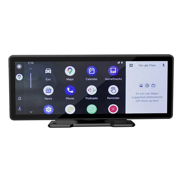 Monozone Tak Çalıştır Carplay Apple Android Auto Ekran Kablosuz Araç 10.2İnç Multimedya WIFI Video Harici Araç Araba Ekran Navigasyon 1026NCP - 6