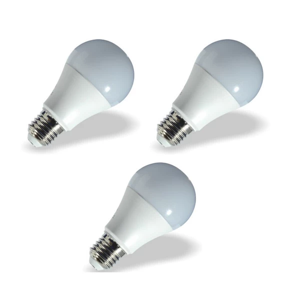 Global 3 Adet 9,5w 6500K Beyaz Led A60 Ampul KES170