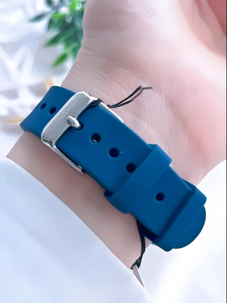 U.S.POLO ASSN Silikon Kordon 3 Atm Suya Dayanıklı Spor Kadın Kol Saati U.SPA.2101.B3 - Resim 3