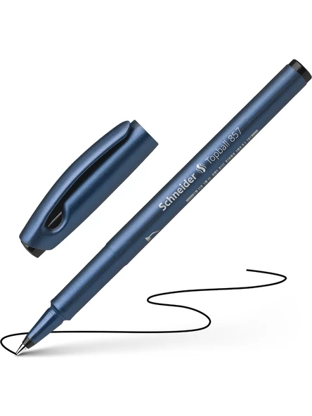 Schneider 857 Roller Kalem Topball Bilye Uç 0.6 mm Siyah