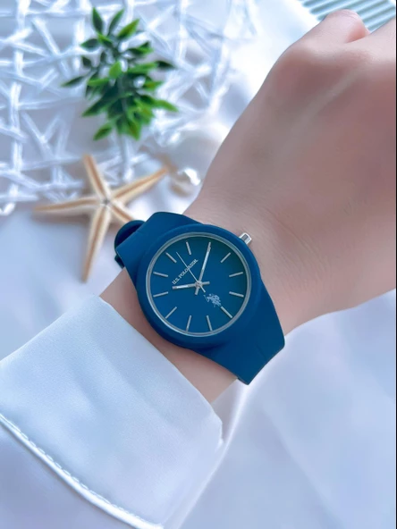 U.S.POLO ASSN Silikon Kordon 3 Atm Suya Dayanıklı Spor Kadın Kol Saati U.SPA.2101.B3 - Resim 2