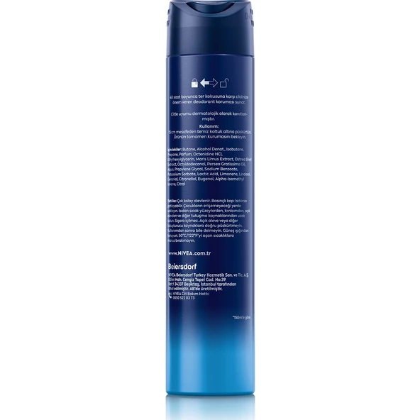 Nivea Men Erkek Sprey Deodorant Fresh Active 200 ml - 2