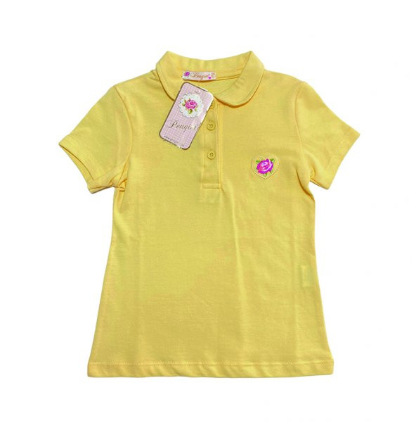 Pengim Kız Çocuk Polo Yaka Tişört