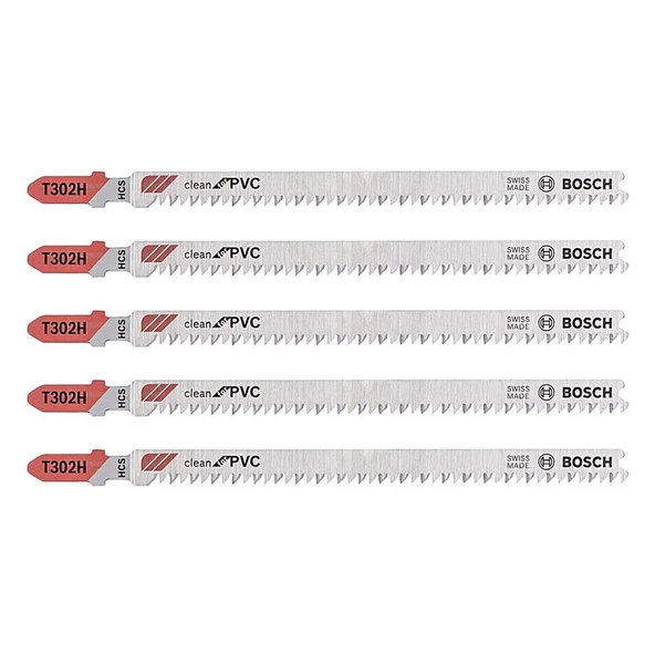 Bosch Dekupaj Bıçağı Cleanfor Pvc T302H 5'Li - 2608667448 - 2
