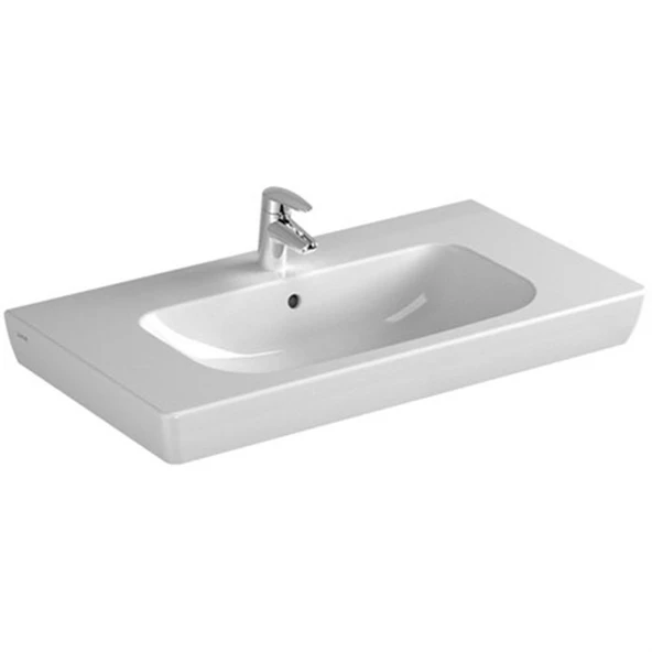 5523B003-0001 Vitra S20 Etajerli Lavabo, 85 cm - 1