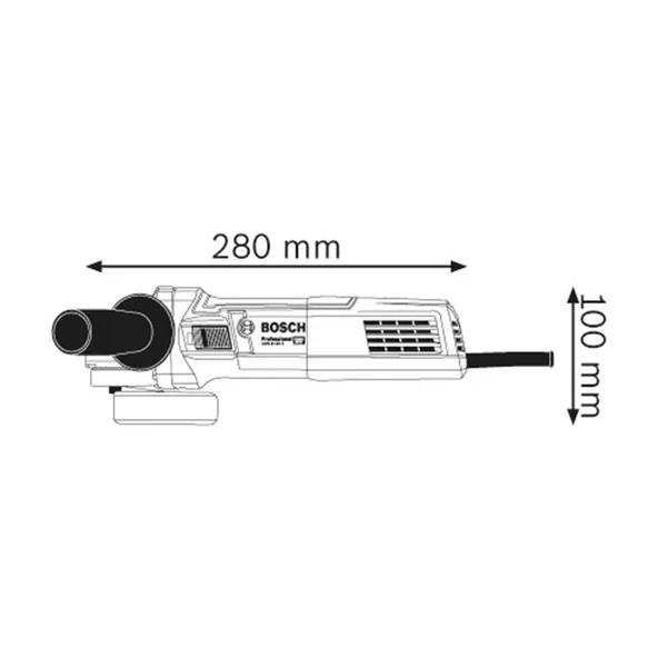 Bosch Professional 9-125 S Devir Ayarlı Taşlama Makinası - 0615990N3G - 3