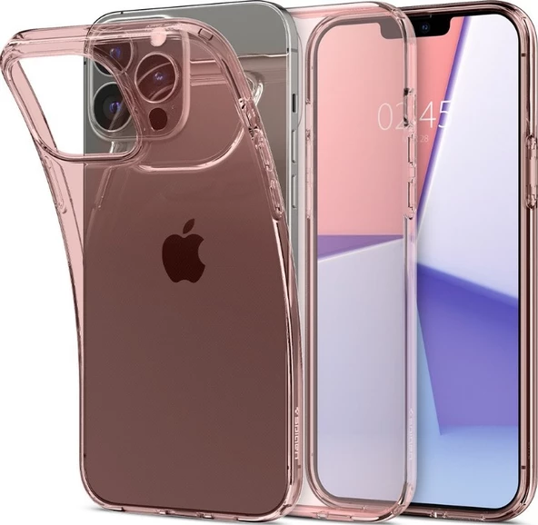 Spigen Apple iPhone 13 Pro Kılıf Crystal Flex Rose Crystal - ACS03298