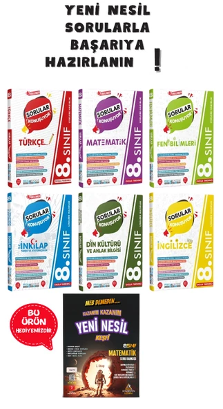 8.Sınıf Sorular Konuşuyor Seti ürün görseli 1