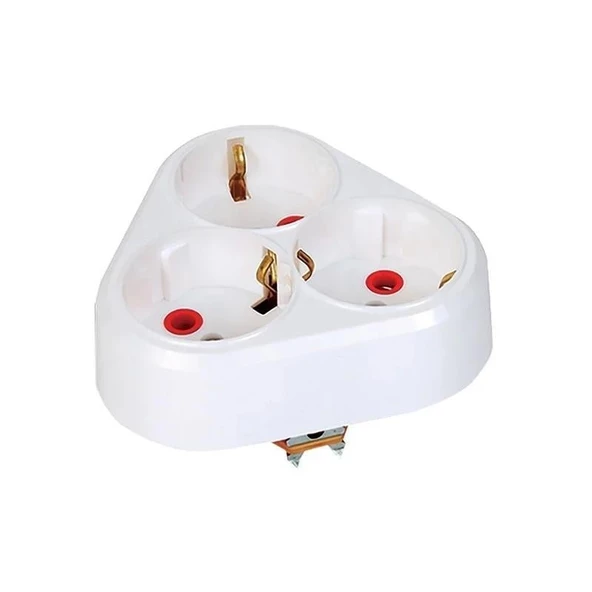 Mutlusan Sıva Altı Topraklı Üçlü Fiş Yonca 001 170 033001 00 00