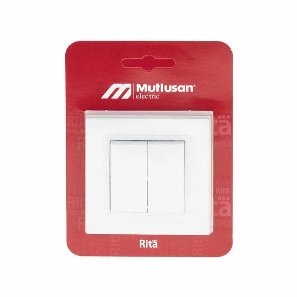 Mutlusan Rita Komütatör Vidalı Beyaz Blisterli 6187