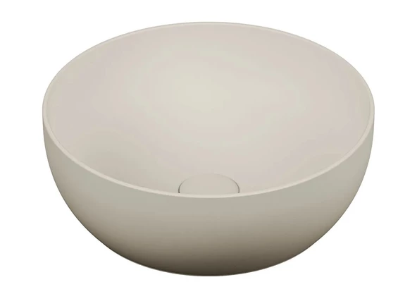 5992B420-0016 Vitra Outline Yuvarlak Çanak Lavabo, 40 cm,Mat Bej