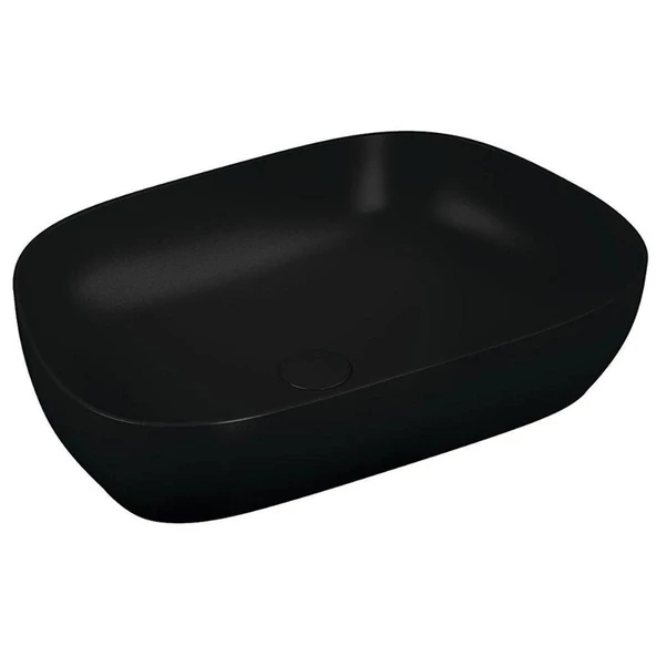 5993B483-0016 Vitra Outline Çanak Lavabo, 63 cm, Mat Siyah