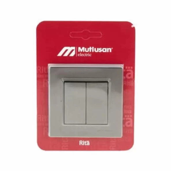 Mutlusan Rita Komütatör Vidalı Antrasit Blisterli 4434