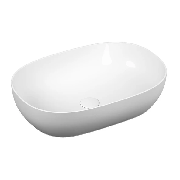 5995B403-0016 Vitra Outline Oval Çanak Lavabo, 60 cm, Beyaz