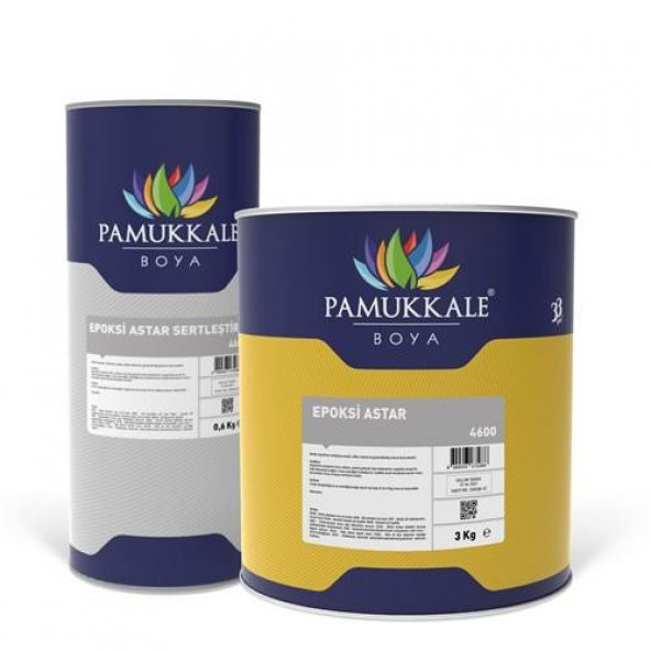 Pamukkale 4600 Epoksi Astar 3 Kg+0.60 Kg Gri Ral 7038