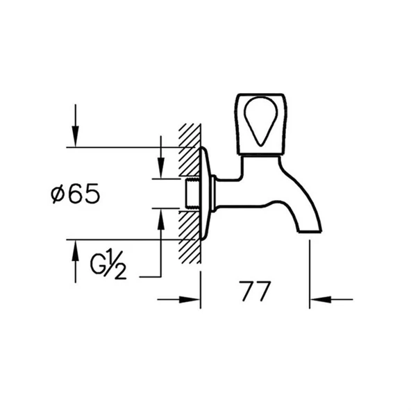 A41585 Artema Musluk (Kısa) - 2
