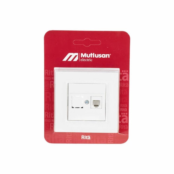 Mutlusan Rita Telefon Prizi Beyaz Blisterli 5548