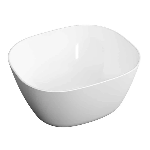 7811B403-0016 Vitra Plural Kare Yüksek Çanak Lavabo, 45 cm