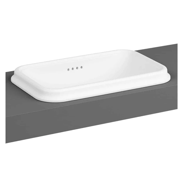 7800B003-0012 Vitra Valarte Tezgah Üstü Lavabo, 58 cm