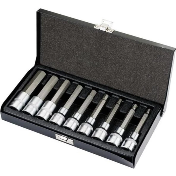 Retta 1/2" 9 Parça Uzun Allen Uçlu Lokma Takımı - RLT0902