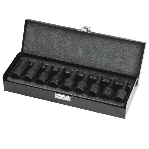 Retta 1/2" 9 Parça Allen Uçlu Havalı Lokma Takımı - RAS0619