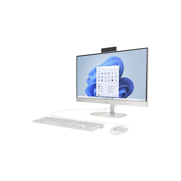 Hp Aıo 27-CR0005NT I5-1335U 16GB 512GB SSD 27 Inç Full Hd IPS Win 11 Home All In One Bilgisayar 898B5EA Beyaz - 1