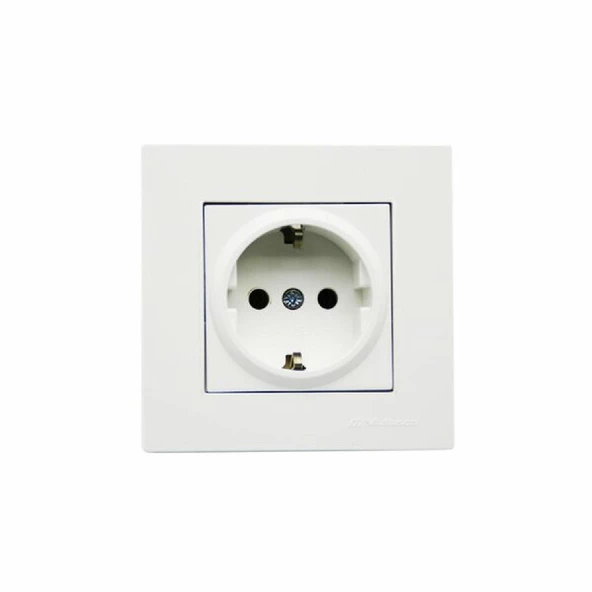 Mutlusan Rita Priz Topraklı Beyaz Poşetli - 2220 600 0201