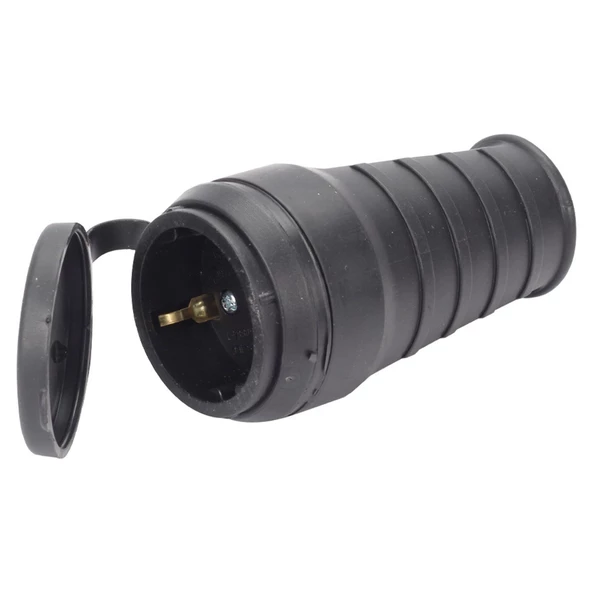 Ne-Ad 1X16A Kauçuk Seyyar Priz Nea4014