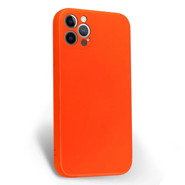 iPhone 12 Pro Kılıf Kamera Korumalı Lansman Silikon Kapak - 8