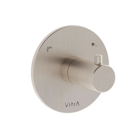 A4262334 Vitra Origin 2 Yollu Yönlendirici, Fırçalı Nikel