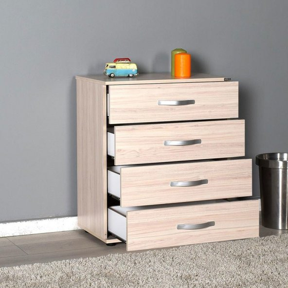 4 Çekmeceli Şifonyer - Resim 4