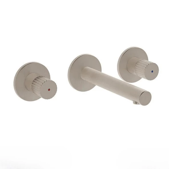 Vitra Origin Ankastre Lavabo Bataryası, Fırçalı Nikel (Sıva Üstü Grubu) A4258234