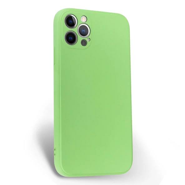 iPhone 12 Pro Kılıf Kamera Korumalı Lansman Silikon Kapak - 9