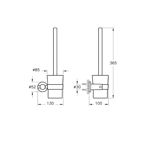 A44384 Artema Ilia Tuvalet Fırçalığı - 2