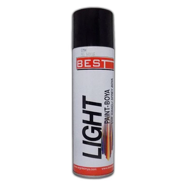 Best Light Sprey Boya Parlak Siyah 250 Ml