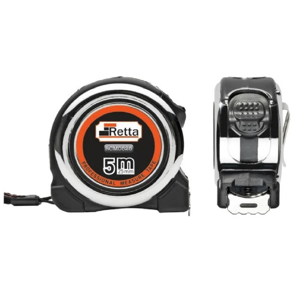 Retta 5MTx25MM Çelik Şerit Metre - RCM0525