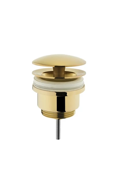 A4514823 Artema Lavabo Yuvarlak Süzgeci (Universal-Sabit), Altın