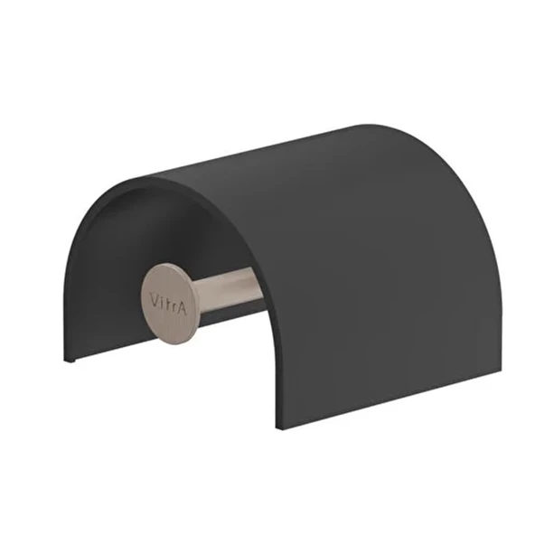 Vitra Origin Kapaklı Tuvalet Kağıtlığı, Fırçalı Nikel A4488834