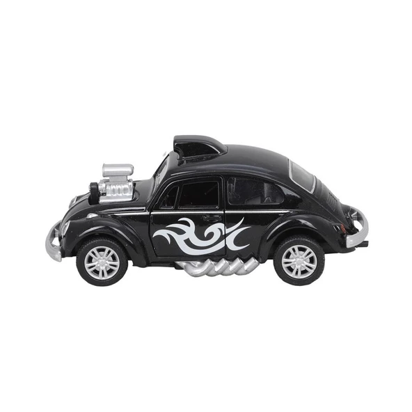 Birlik Metal Işıklı Motorlu Çekbırak Araba VW Tosbağa 1:36 - FY6757-12D - 7