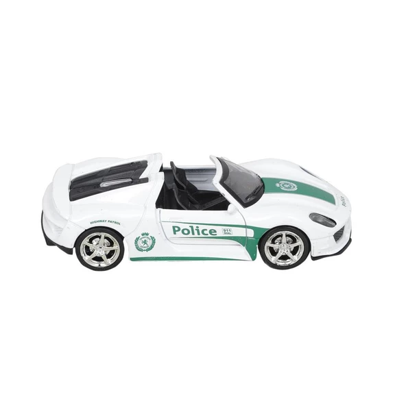 BİRLİK METAL ÇEKBIRAK IŞIKLI SPOR POLİS ARABALARI FY5038P-12D - 8