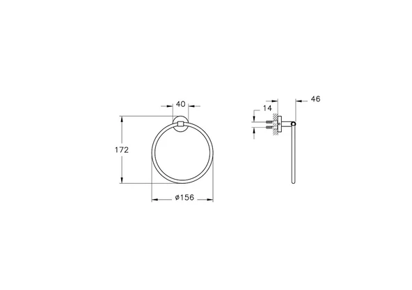 A44101 Vitra Base 200 Halka Havluluk - 2