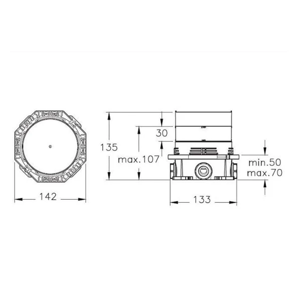 A42806 Artema V-Box Sıva Altı Grubu - 2