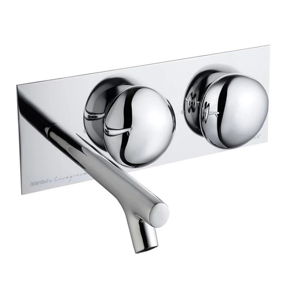 A42845 VitrA İstanbul Ankastre Lavabo Bataryası (Sıva Üstü Grubu)