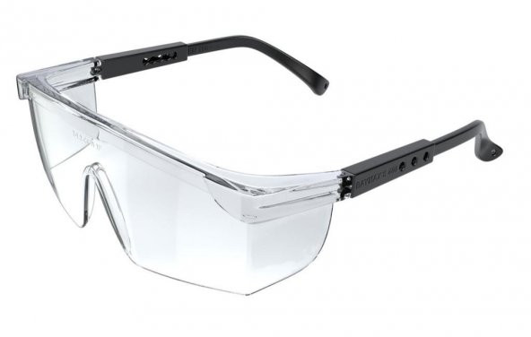 Baymax İş Güvenlik Gözlüğü Koruyucu Gözlük Şeffaf Ayarlanabilir