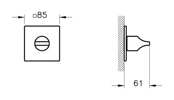 Vitra Suit Ankastre 3 Yollu Yönlendirici, Parlak Siyah (Sıva Üstü Grubu) A4283939 - 2