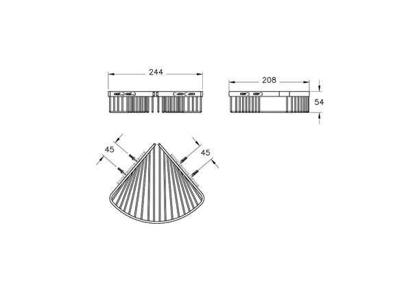 A44159 Vitra Base 200 Köşe Süngerlik - 2